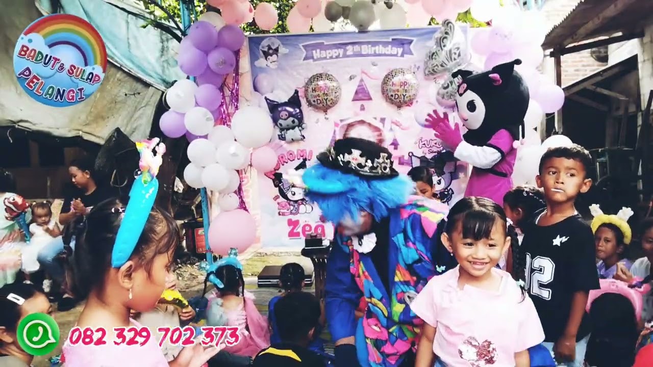 Om Badut Sanggar Pelangi 🌈http://wa.me/6282329702373#badut #viral #semuaorang