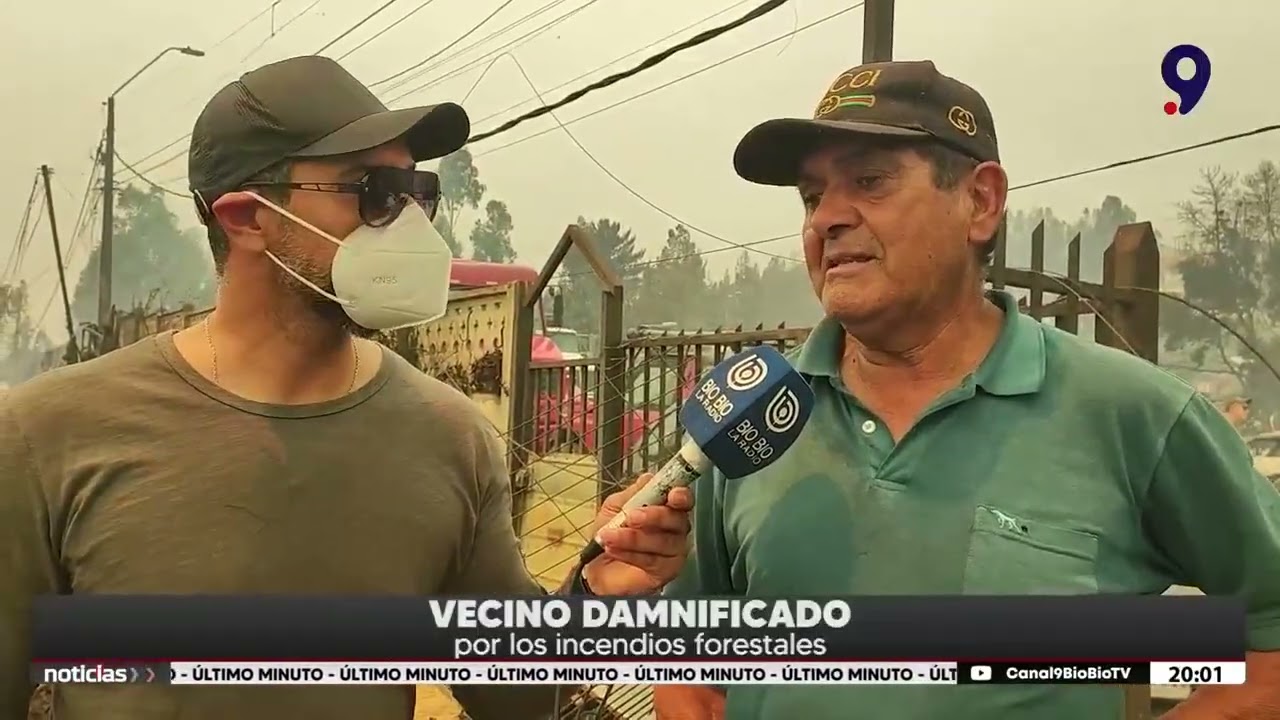 Vecinos de Villa Los Alerces en Penco limpian escombros tras incendios y relatan el inicio del fuego