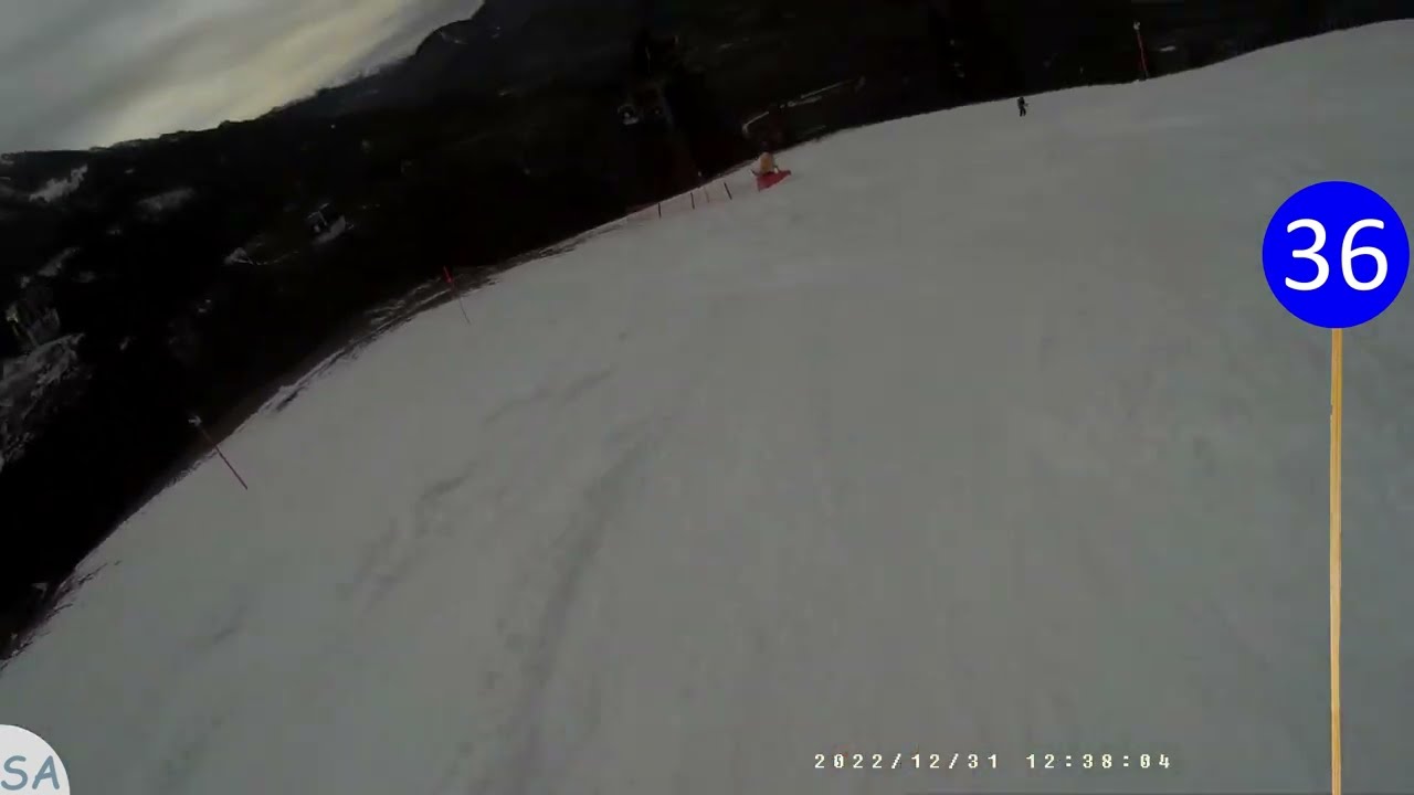 St. Johann - Alpendorf - Piste 36 (blau): Talabfahrt Alpendorf