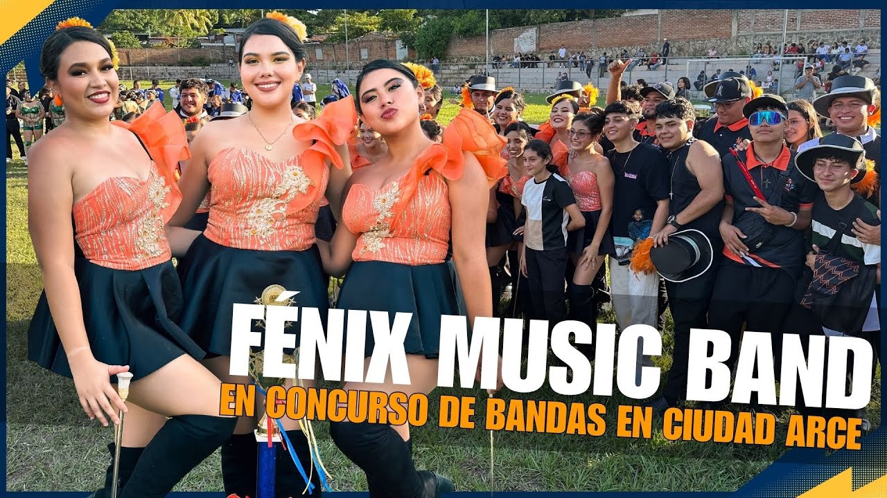 Acompañando a la Fénix Music Band a concurso de bandas y cachiporristas a Ciudad Arce.