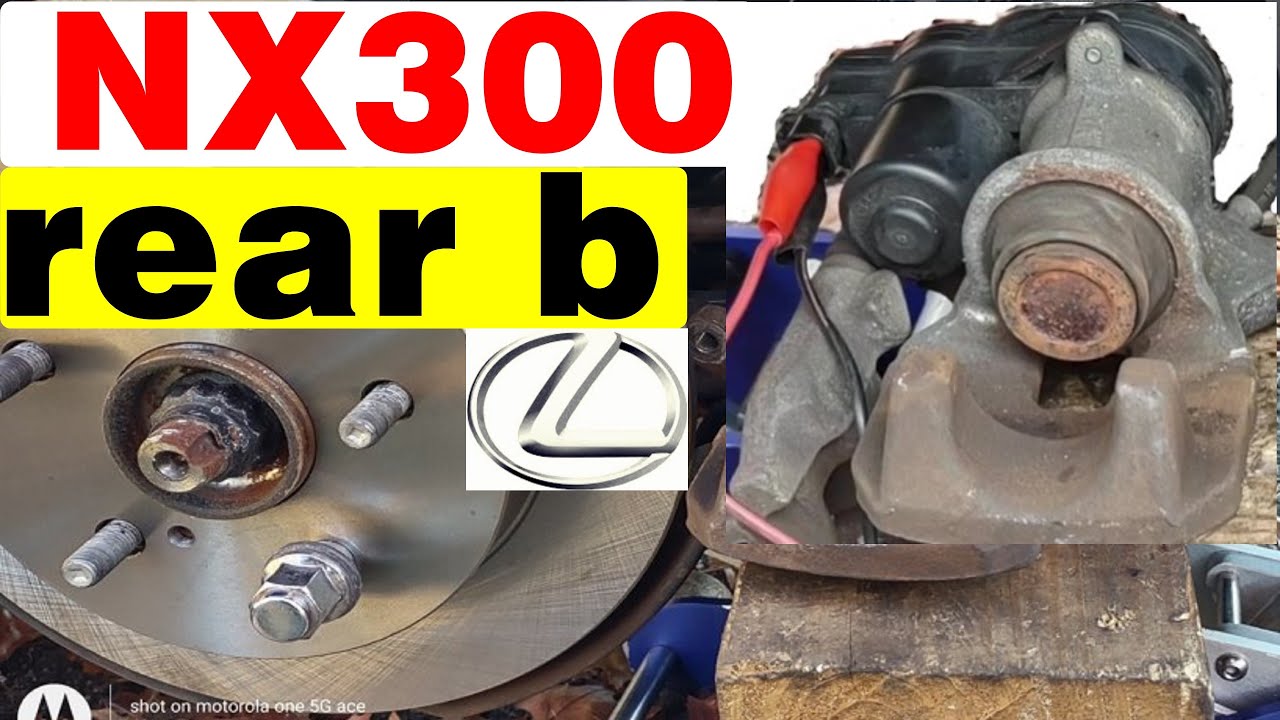 Как заменить задние тормозные колодки N-Rotors на Lexus NX 300 2018 года с электронным стояночным...