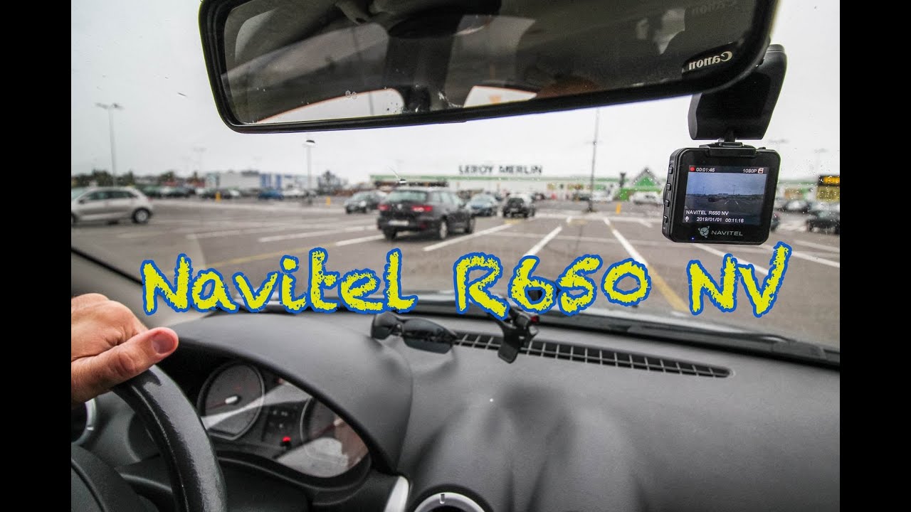 Navitel R650 NV nagrania po zmroku - Kaliningrad by night