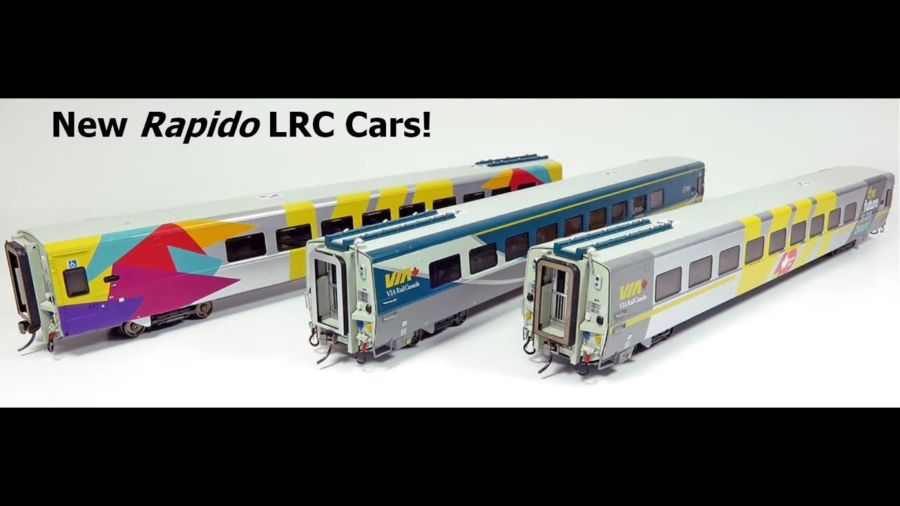 New Rapido Trains Inc Ho Scale LRC Cars