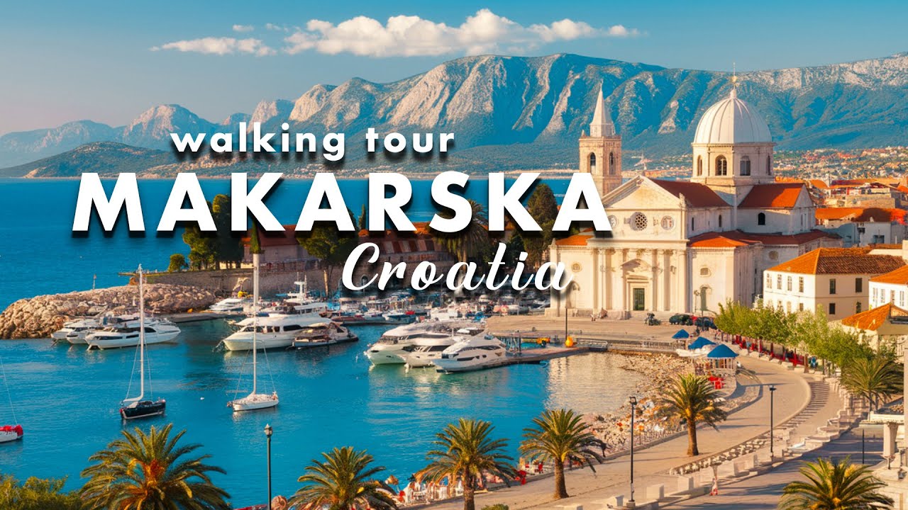 MAKARSKA 🇭🇷 CROATIA 🇭🇷 WALKING TOUR 4K
