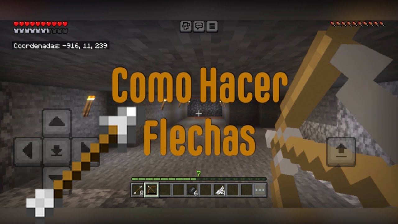 C&oacute;mo hacer Flechas en Minecraft