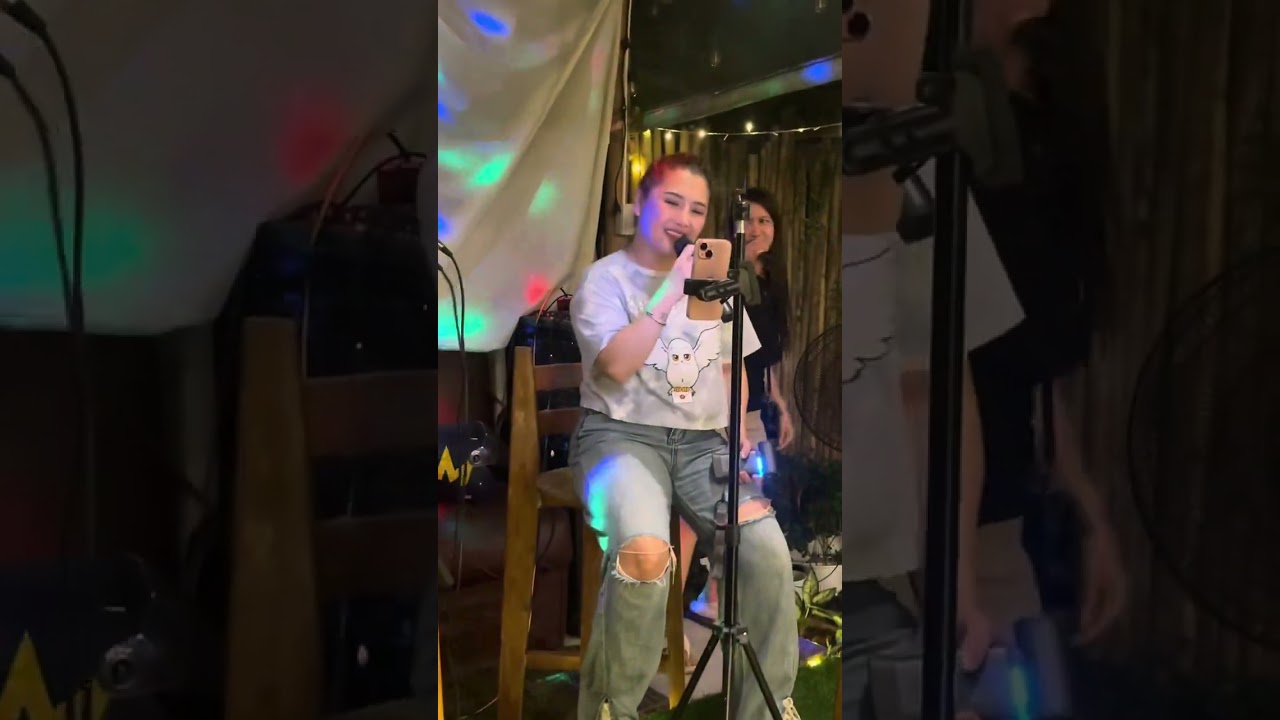 Singing with Ms. Sheryn Regis at Kalye De Guia