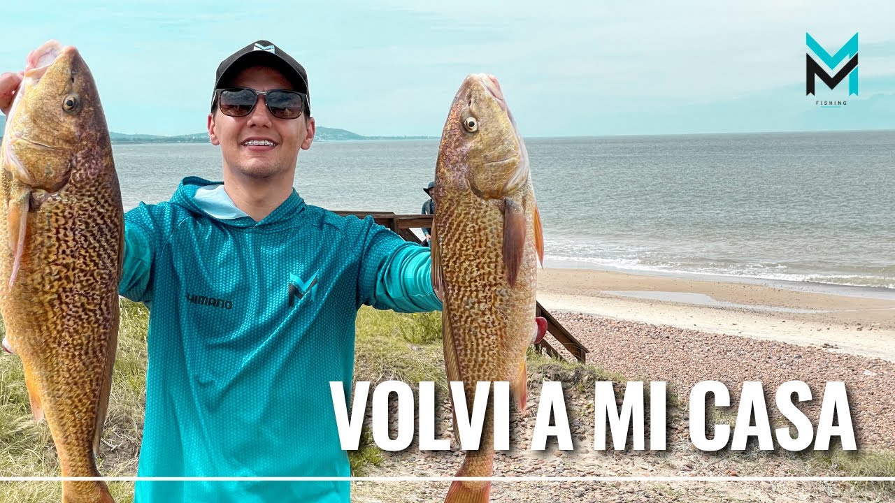 PESCANDO EN MI CASA - PESCA de CORVINAS en KAYAK en Bella Vista, NO EXISTE MEJOR CARNADA