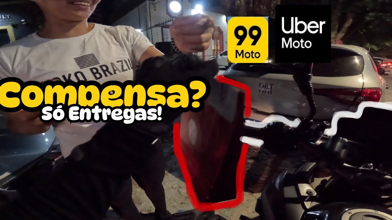 RODAR UBER E 99 ENTREGAS VALE A PENA? ( mostrei na pr&aacute;tica! )