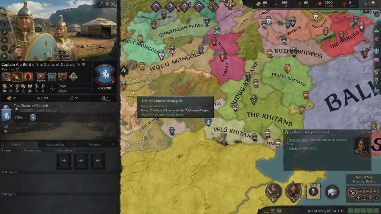 Crusader Kings: III:Bir bey haline gledik.KÖKBÖRÜ1.Bölüm