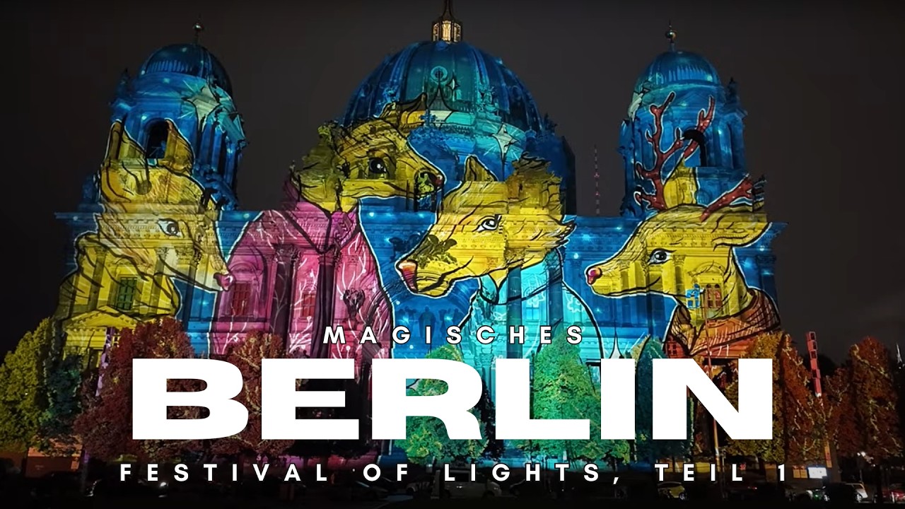 Festival of Lights 2025 Berlin ✨ Spaziergang vom Fernsehturm bis zum Gendarmenmarkt