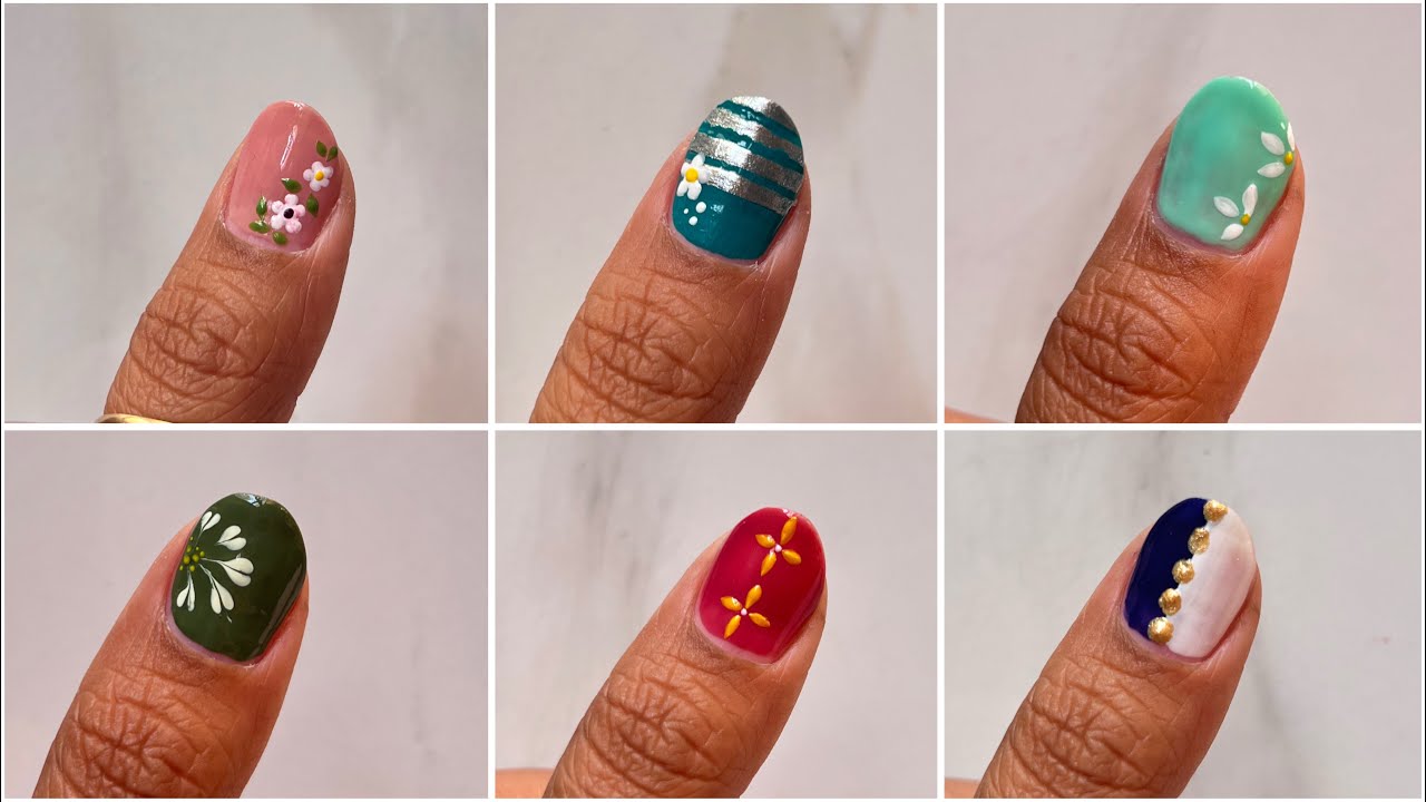 5+ Easy Valentine's Day Nail Art Design's✨💖🧿🥰#jaishreeganesh #jaimaakarni #viral #viralvideo 