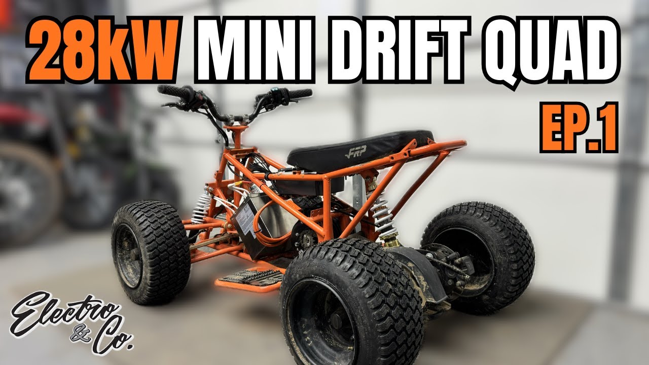28kW Electric Mini Drift Quad Build - Part 1