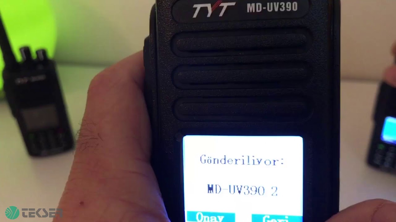 TYT MD UV390 MENÜ KULLANIMI