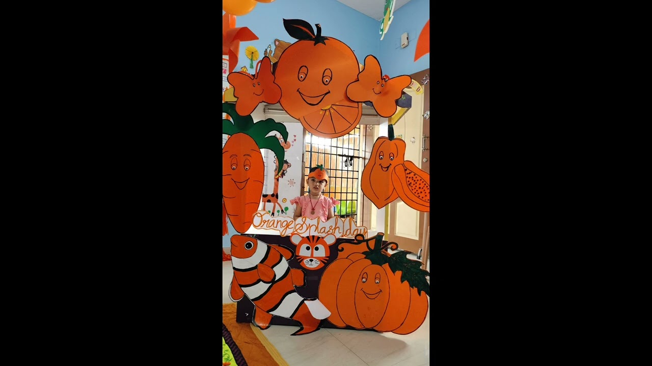 🥕🍊🏵️🏀🟠🟧🧡 Orange Splash Day 🥕🍊🏵️🏀🟠🟧🧡 @KWW Preschool Agaramthen