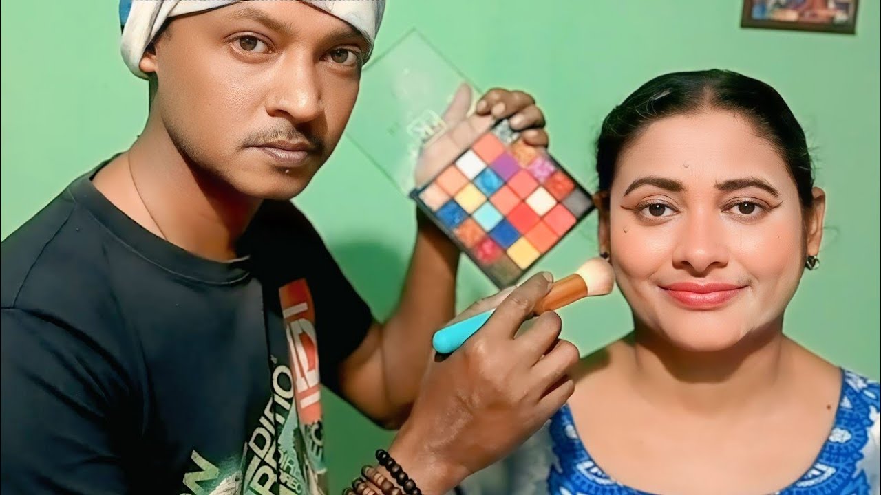 ASMR  18 Minutes | Today My Brother Doing My Bridal Makeup Tutorial
