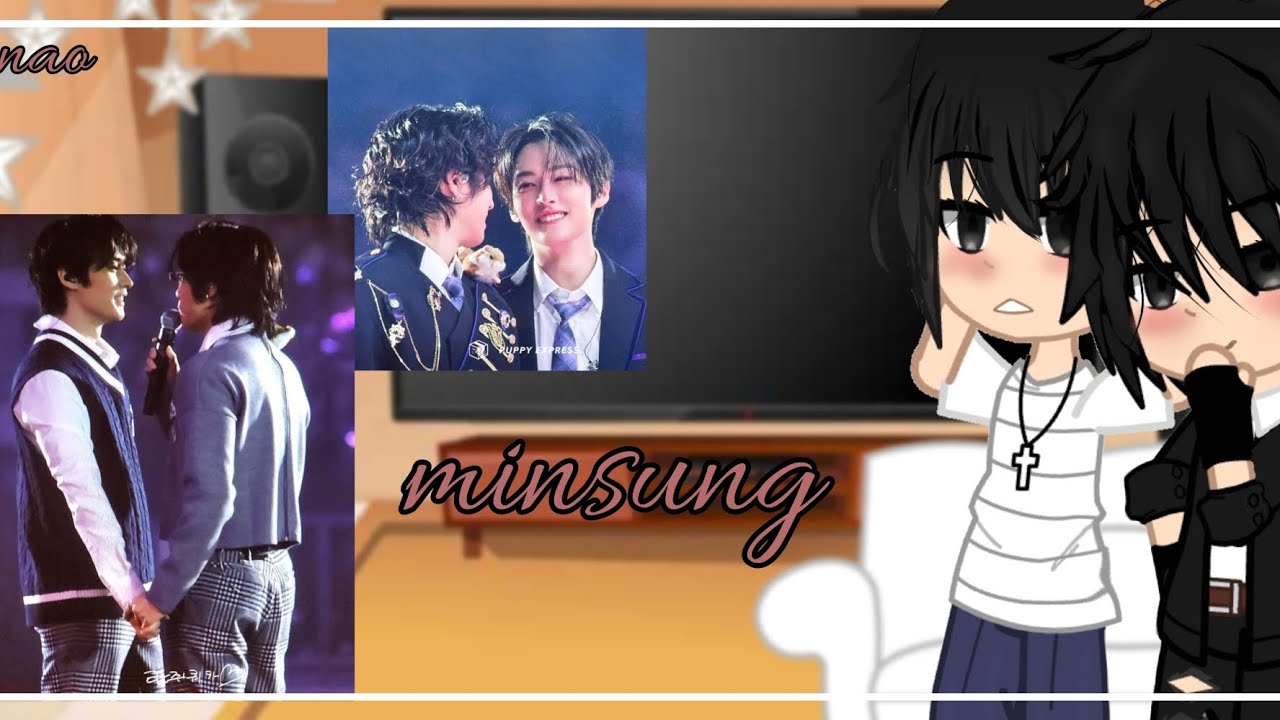 Past minsung react to futur minsung Stray kids  ( ship boy x boy ) :D🐿🐰
