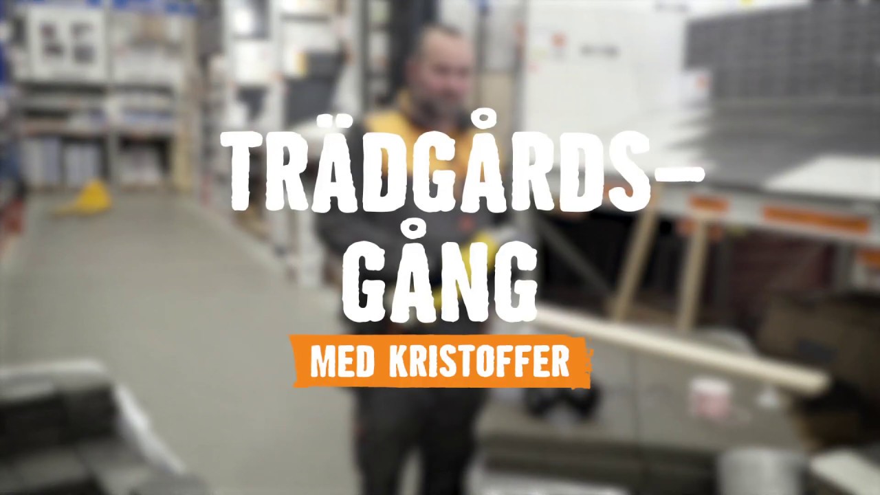 Trädgårdsgång med Kristoffer