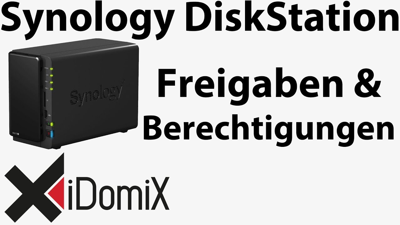 Synology DiskStation Freigaben und Berechtigungen einrichten