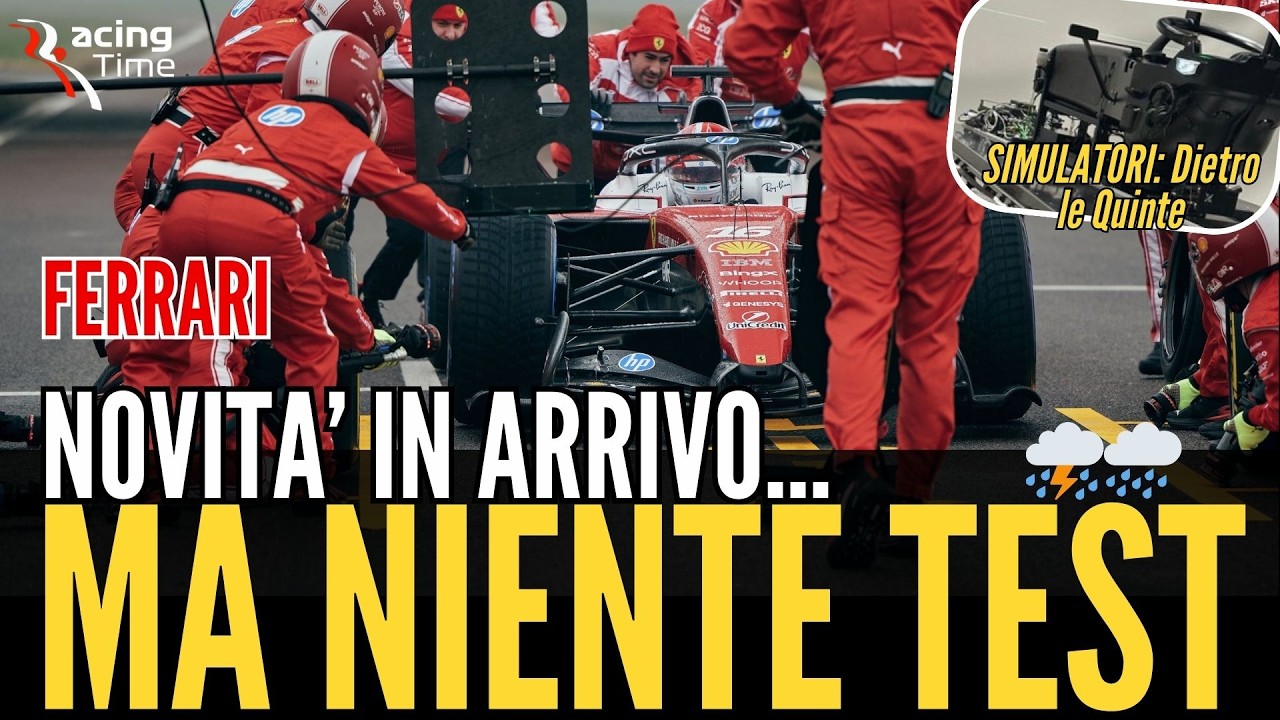 🚨FERRARI NOVITA' in ARRIVO in BAHRAIN ma SALTANO i TEST IN PISTA - I SIMULATORI che non TI ASPETTI