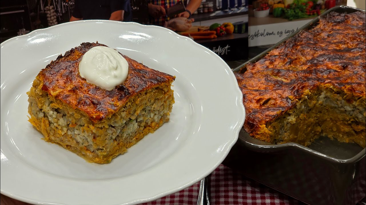 Rakott káposzta  hagyományos sütőben is. Cosori TwinFry @szokykonyhaja