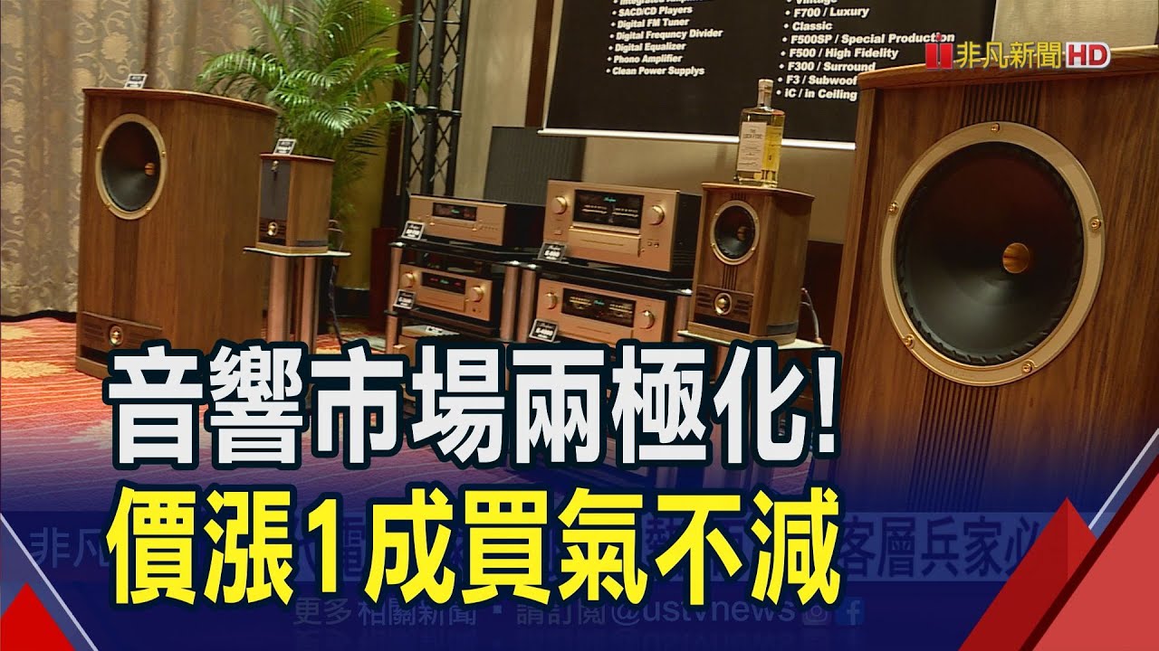 貧窮限制想像?! 3千萬頂級音響首度在亞洲曝光 原物料短缺!音響交期等半年 價格貴1成｜非凡財經新聞｜20230810
