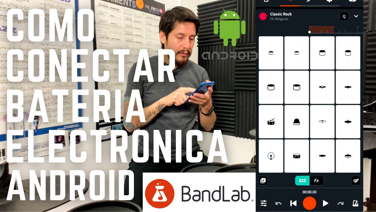 Como Grabar Bateria Electronica CON ANDROID!!! BandLab Alesis Nitro Mesh #Bandlab #Alesis
