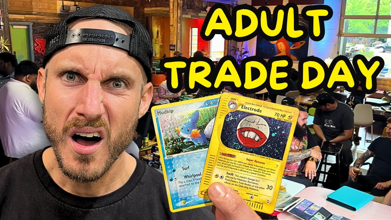Epic Pokemon Card Adult Trade Day at a Bar!
