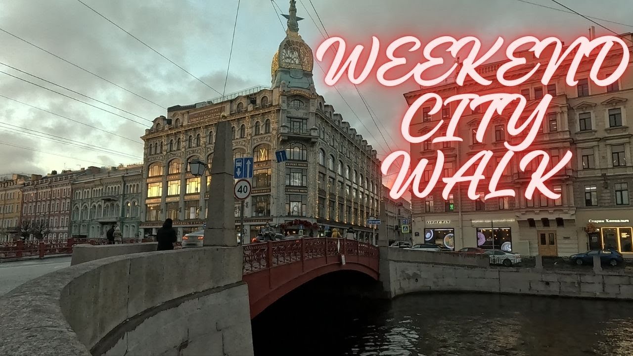 Russia Walking Tour 2025 | St Petersburg Weekend City Walk 4K