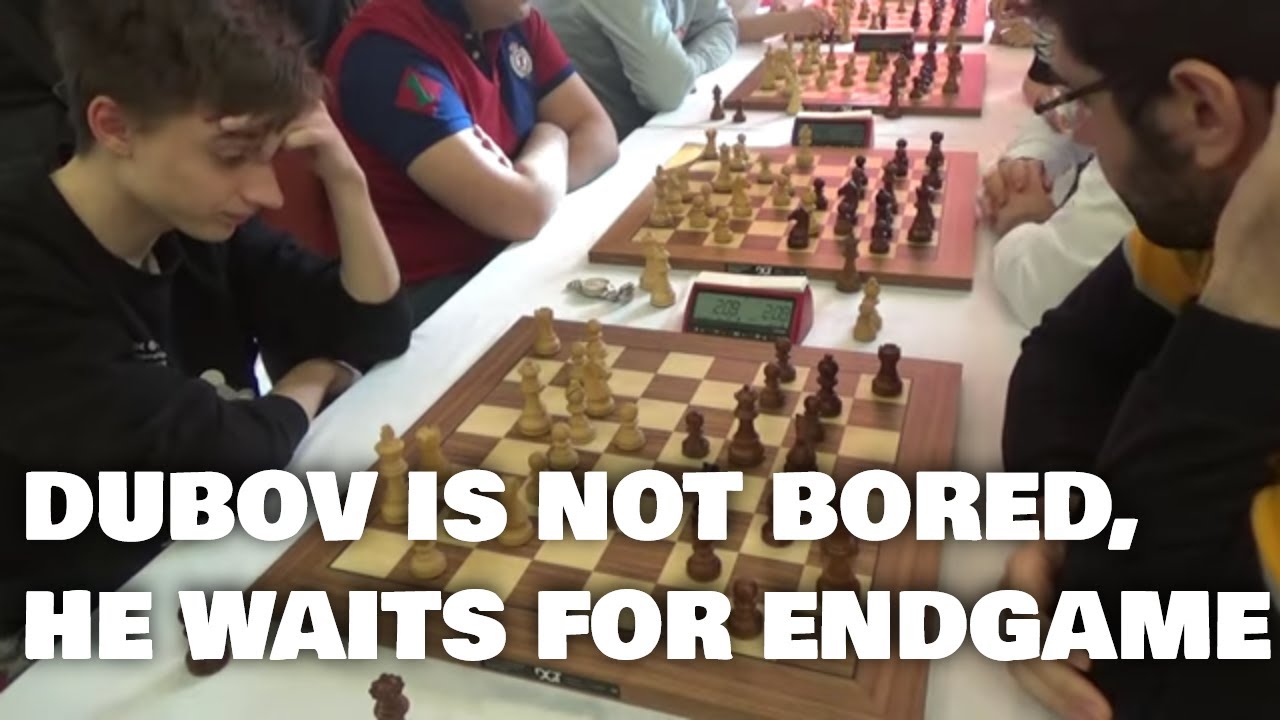 Daniil Dubov plays chess like he is bored, but not really...