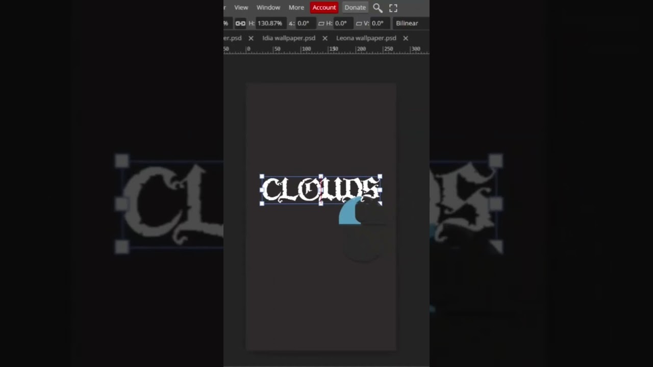 How to make your text STYLISH ✨️ Photopea #gamedesign #photopea #hacks
