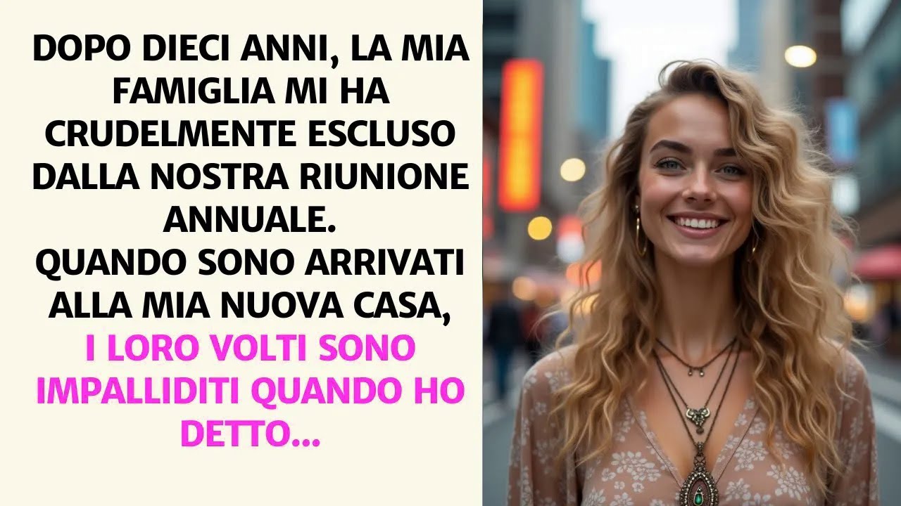 Dopo Dieci Anni, la Mia Famiglia Mi Esclude. Sbiancano Vedendo la Casa...