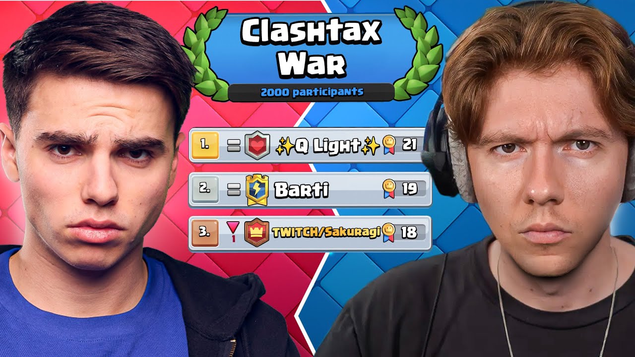 1000 contre 1000 : ma commu affronte celle de @lemonteaclashroyale !!! - CLASHTAX WAR