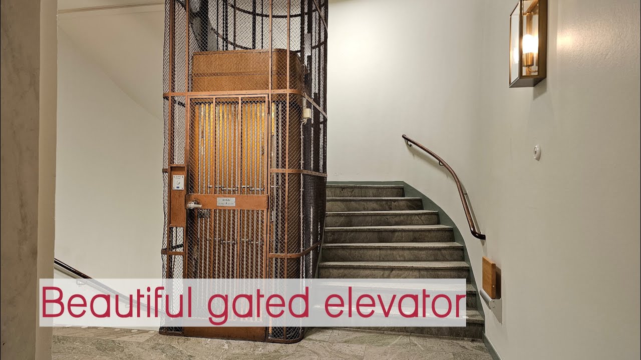 Beautiful gated ASEA elevator - Örnsköldsvik, Sweden