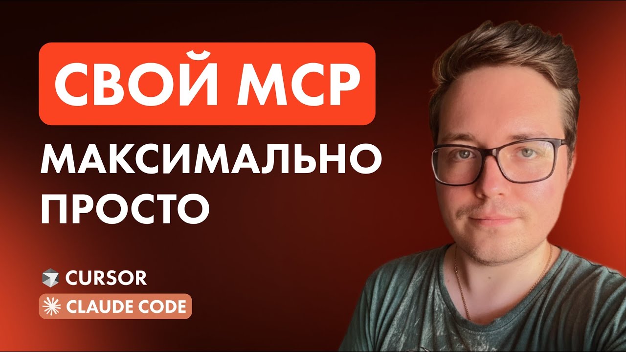 Как создать КАСТОМНЫЙ MCP сервер &mdash; простейшее объяснение +публикация