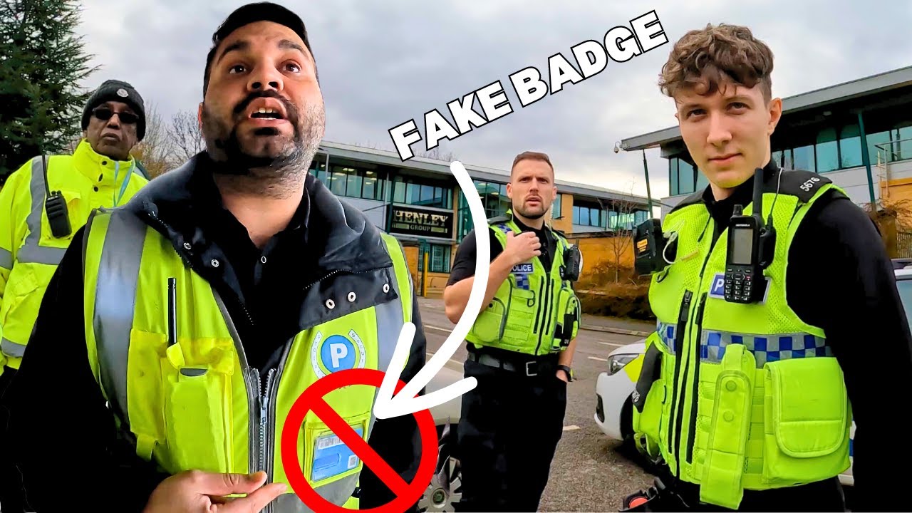 Fake Badge SECURITY Educated by POLICE 🚫🤬🚔💥😒❌️