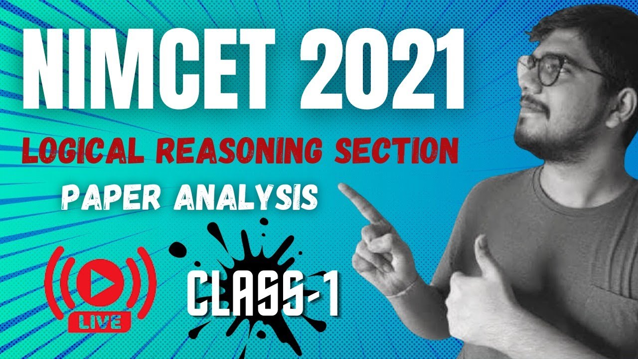 NIMCET 2021 PYQ LOGICAL REASONING &  ANALYTICAL ABILITY I OneStop MCA LR Series | Part 1 Live Class