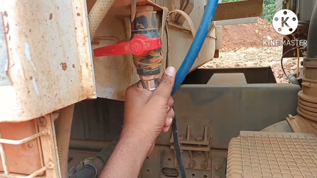 tutorial paano lagyan Ng tubig Ang water break tank(howo dump truck)high and low splitter..