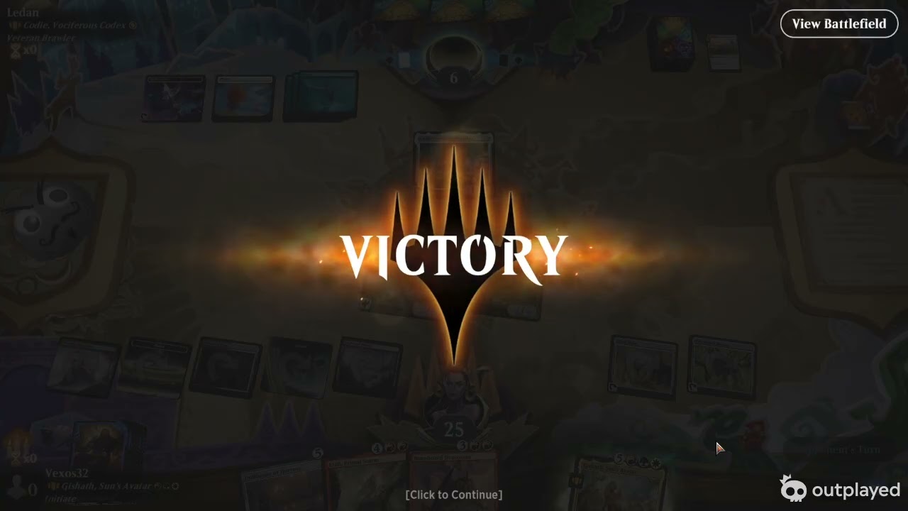 MTG Arena - Brawl ( Gishath, Sun's Avatar )