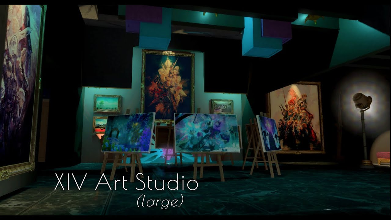 Walk-through: XIV Art Studio (large) - FFXIV Housing