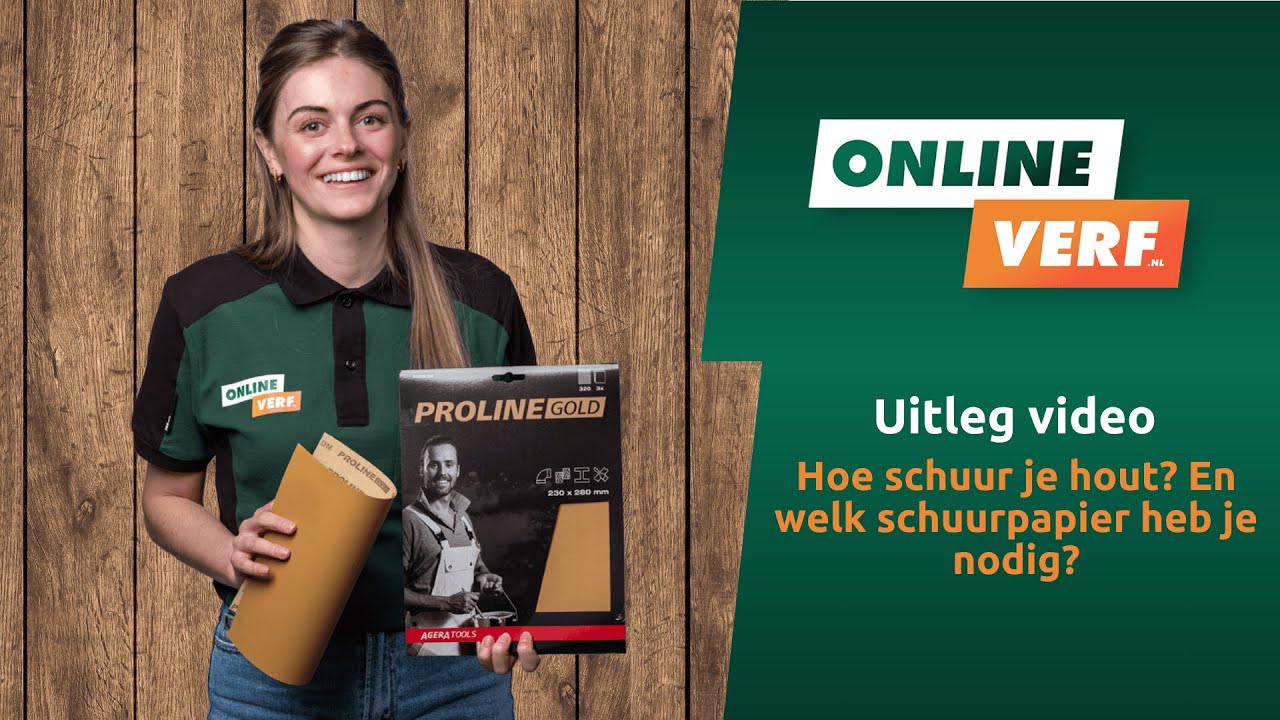 Hoe schuur je hout? Welk schuurpapier heb je nodig? | Uitleg video