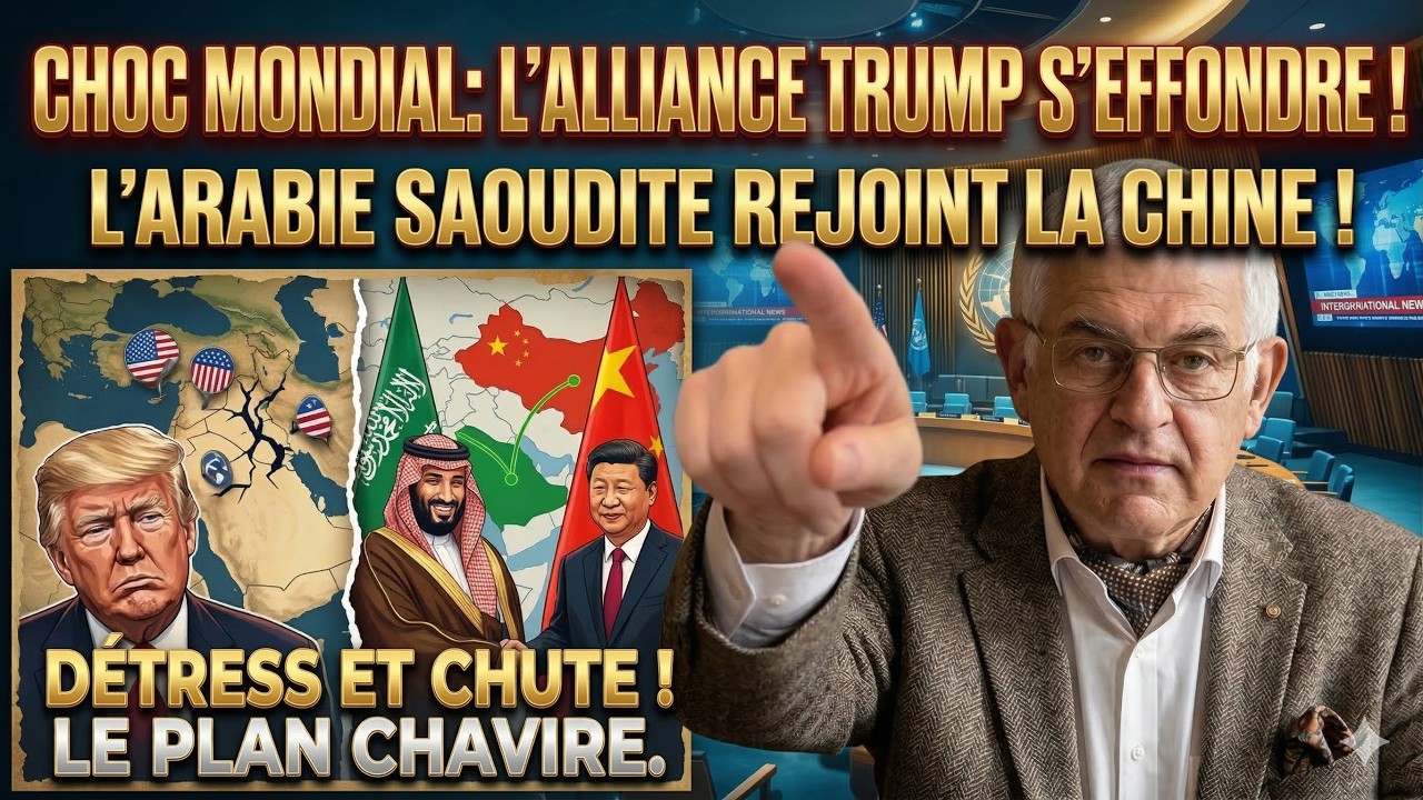 À l’instant : le plan de Trump au Moyen-Orient s’effondre, Riyad choisit Pékin