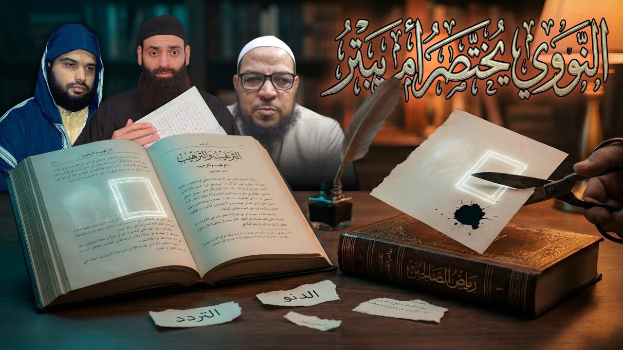 حلقة محمد بن شمس الدين عن النووي هل النووي حرف أم اختصر