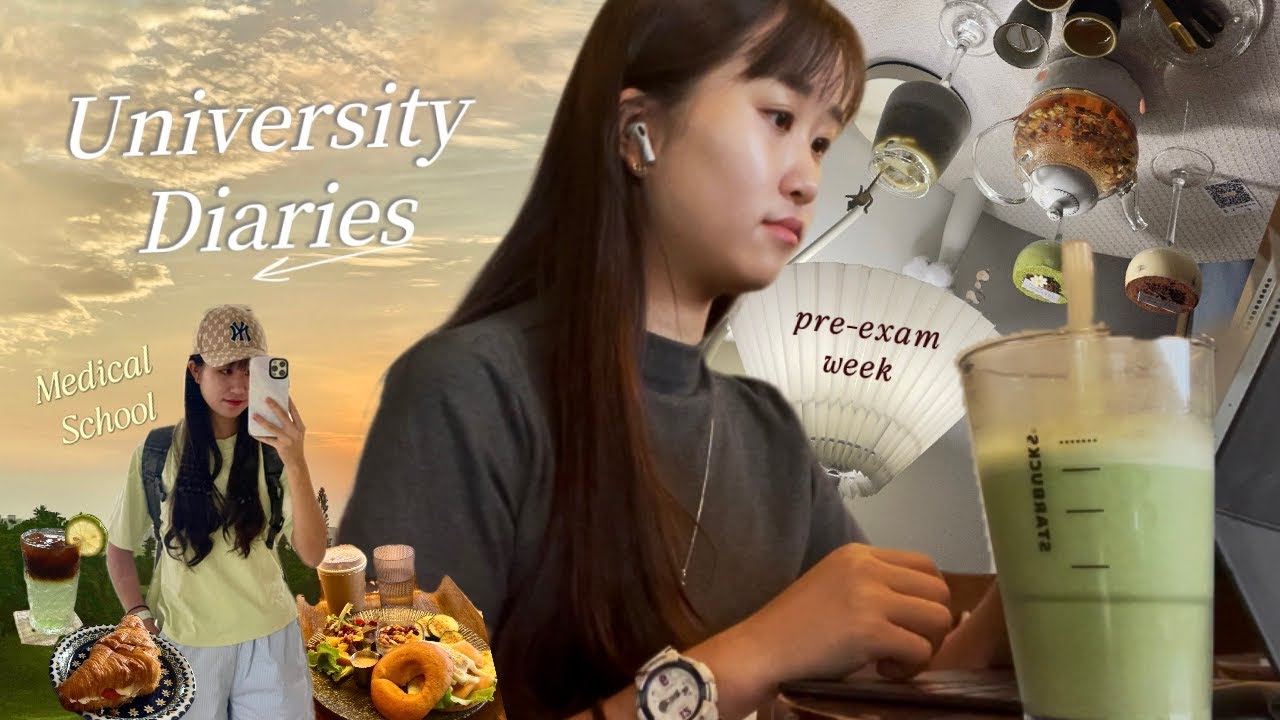 期中考前週☕️通宵看日出🌤️深夜＆讀書咖啡廳🐈🧁
