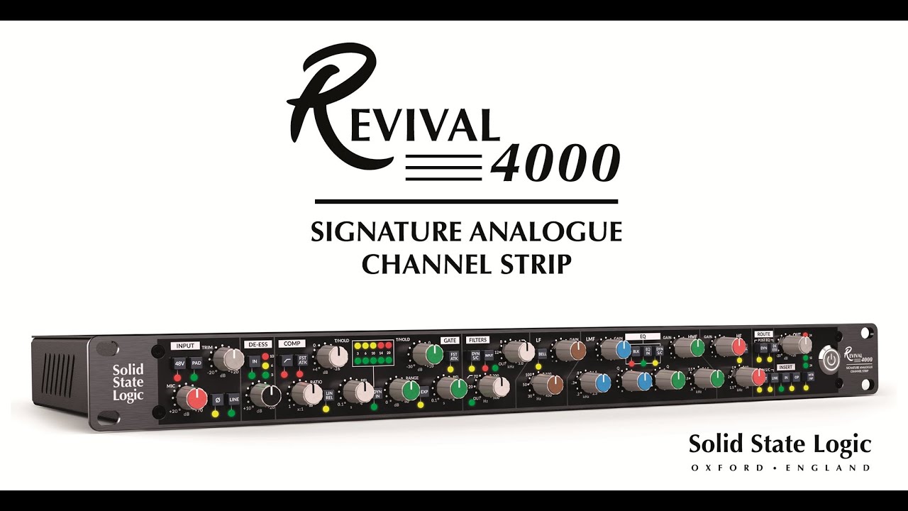 SSL REVIVAL 4000 SIGNATURE ANALOGUE CHANNEL STRIP 日本語解説