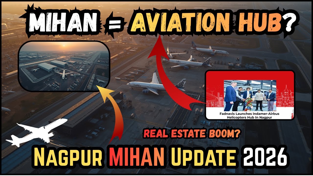 MIHAN Nagpur Reality 🔥 52 Companies, 3 MROs & Aviation Hub Impact on Property Prices