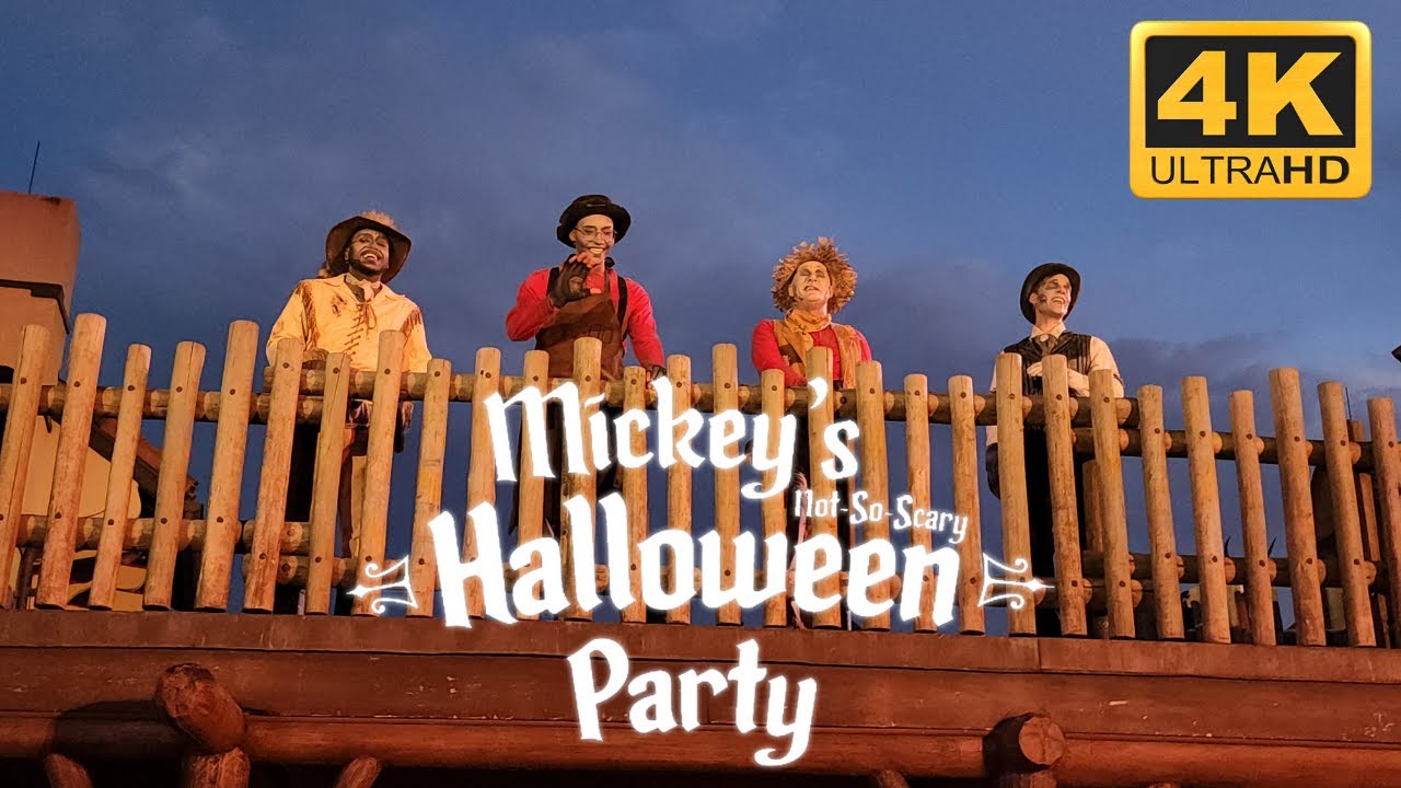 Cadaver Dans Barbershop Quartet  Full Show Mickey’s Not-So-Scary Halloween Party 2022 4K