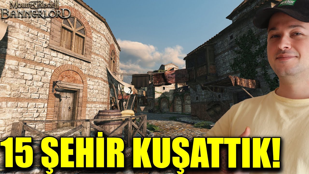 KUZAİTLERİN B&Uuml;T&Uuml;N ŞEHİRLERİNİ ELE GE&Ccedil;İRDİK! 15 ŞEHİR ALDIK! Mount And Blade II: Bannerlord #37