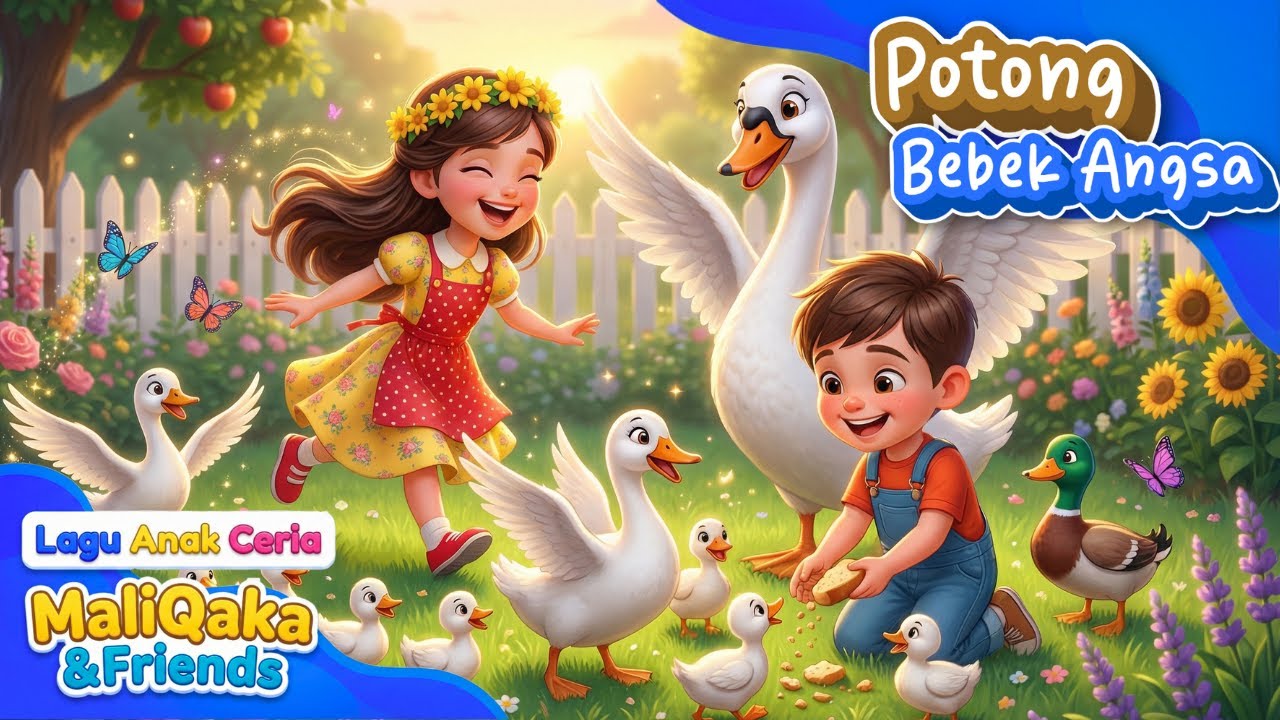 Potong Bebek Angsa 🦢 | Lagu Anak Indonesia Ceria | Lagu Anak Populer