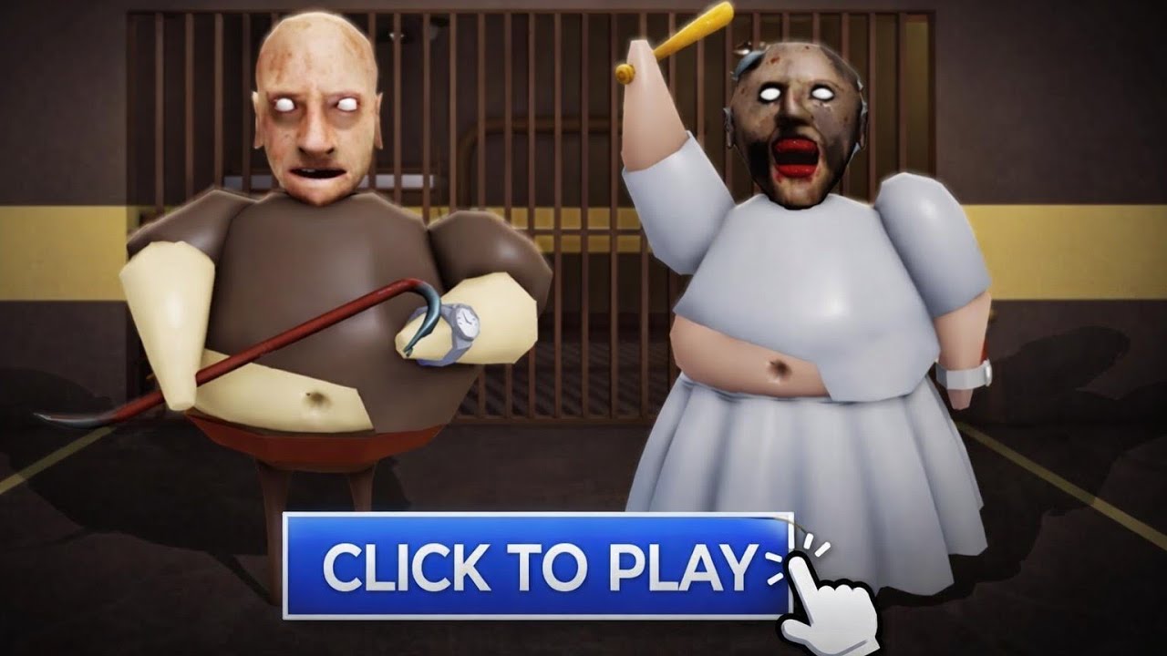 GRANNY VS GRANDPA PRISON RUNI(Obby) 