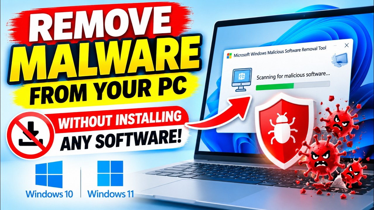 Удаление вредоносного ПО с ПК без установки сторонних программ! (Windows 10/11)